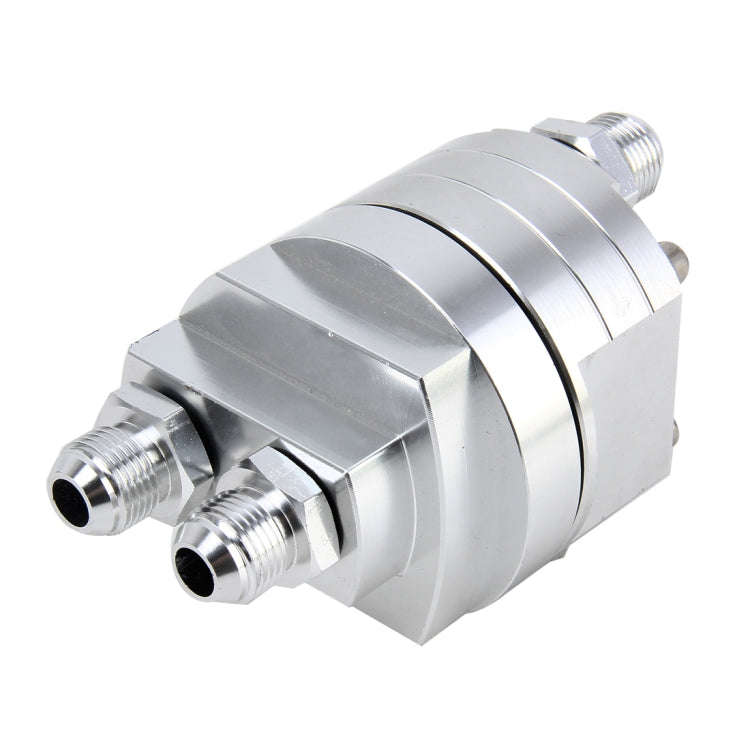 Car Universal Aluminum AN8 Split Cake Oil Handle Oil Filter Sandwich Adapter For Oil Cooler Plate...