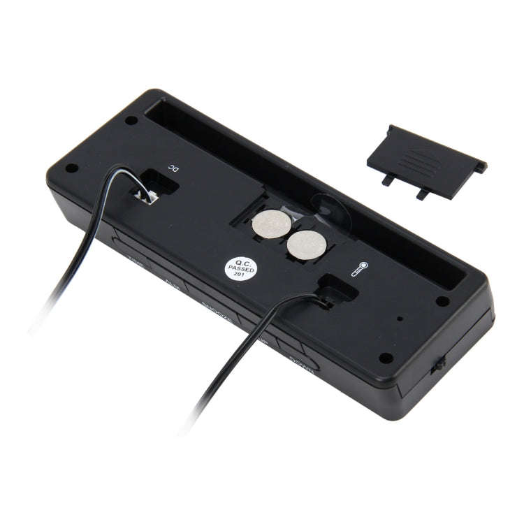 Digital Car Thermometer Voltage Meter Luminous Clock Tester Detector Multi-function Car Digital C...