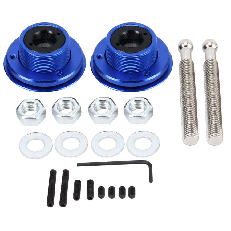 2 PCS Racing Car Cover Lock Aluminum Alloy Car Modification Oil Cap Modified Engine Cover Lock Ra...