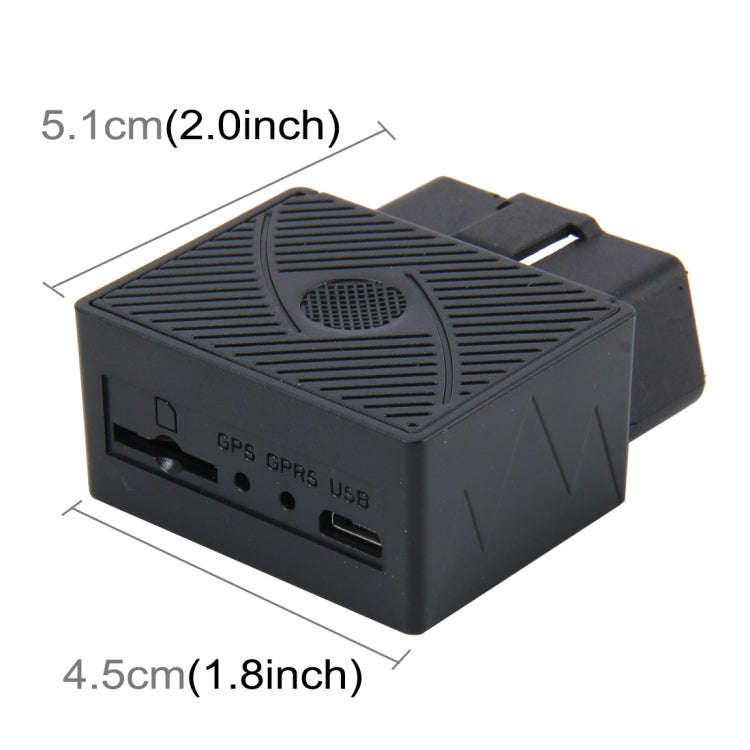 OBD GPS Vehicle Positioning Device(GPS+2G GSM+SMS / GPRS) Quad-band System Supports Electronic Fe...