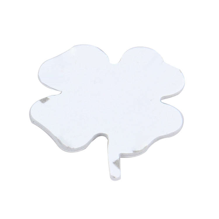 Four Leaf Clover Herb Luck Symbol Badge Emblem Labeling Sticker Styling Car Dashboard  Decoration...