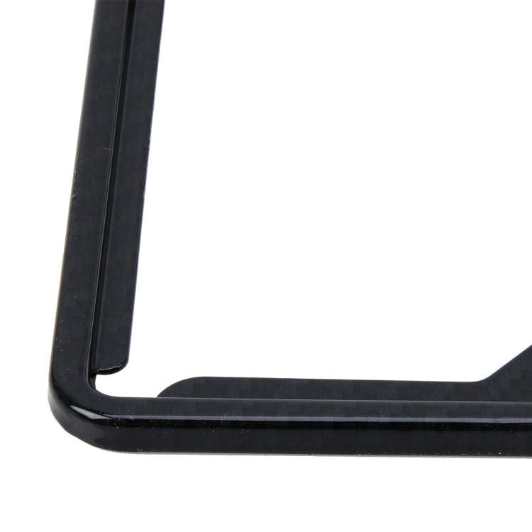 2 PCS Carbon Lead License Plate Frame Simple and Beautiful Car License Plate Frame Holder Univers...
