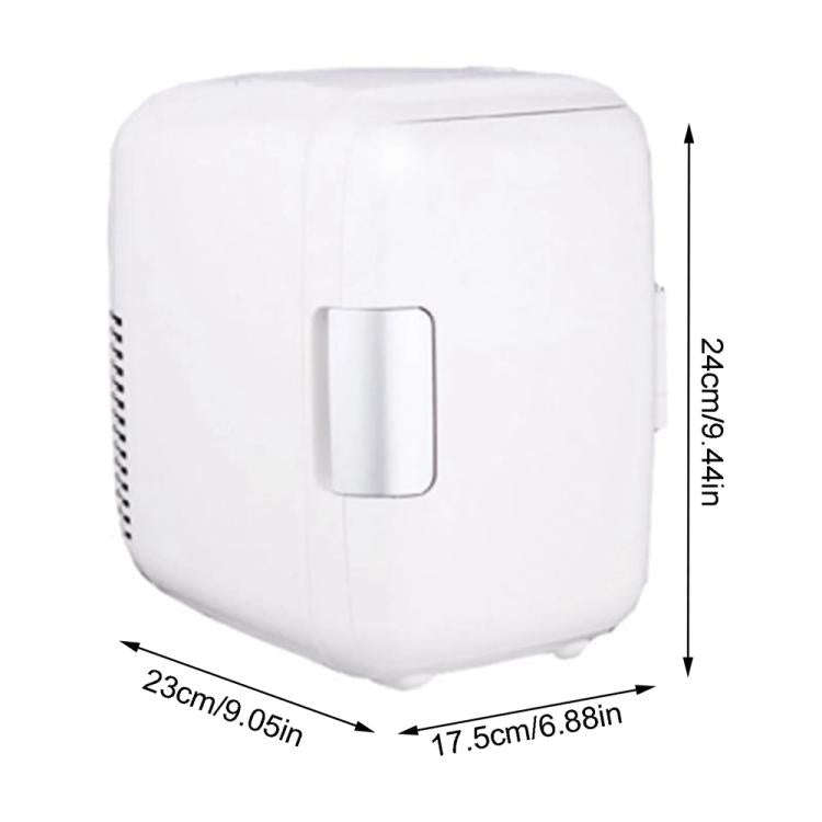 Vehicle Auto Portable Mini Cooler and Warmer 4L Refrigerator for Car, Voltage: DC 12V(White)
