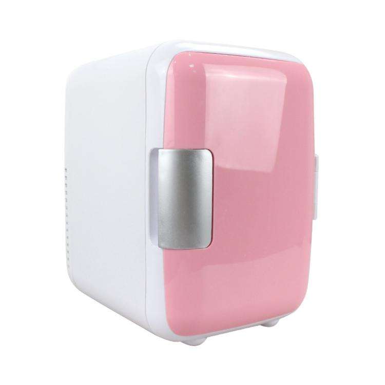Vehicle Auto Portable Mini Cooler and Warmer 4L Refrigerator for Car, Voltage: DC 12V(Pink)