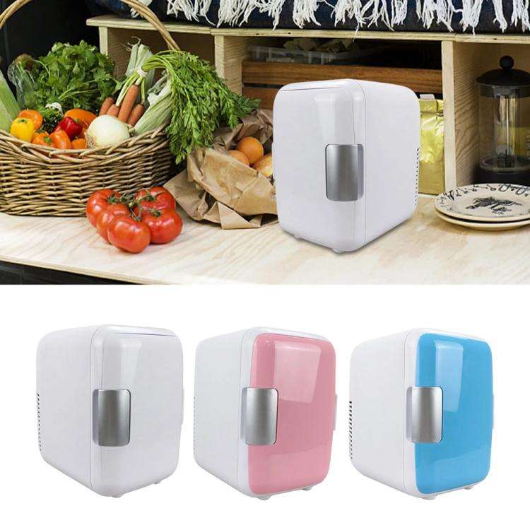 Vehicle Auto Portable Mini Cooler and Warmer 4L Refrigerator for Car, Voltage: DC 12V(White)
