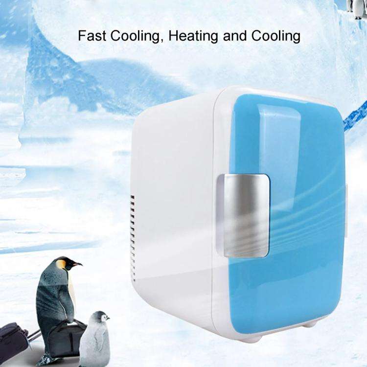 Vehicle Auto Portable Mini Cooler and Warmer 4L Refrigerator for Car, Voltage: DC 12V(White)