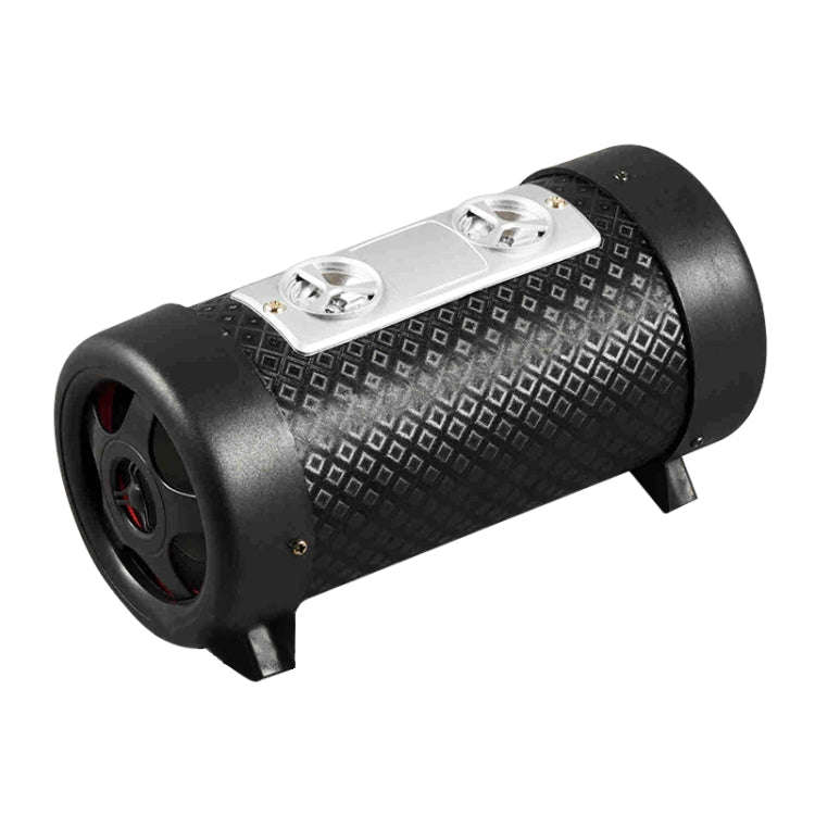 4 inch Round Shape Stereo Motorcycle / Car / Household Subwoofer, Built-in Bluetooth, Support TF ...