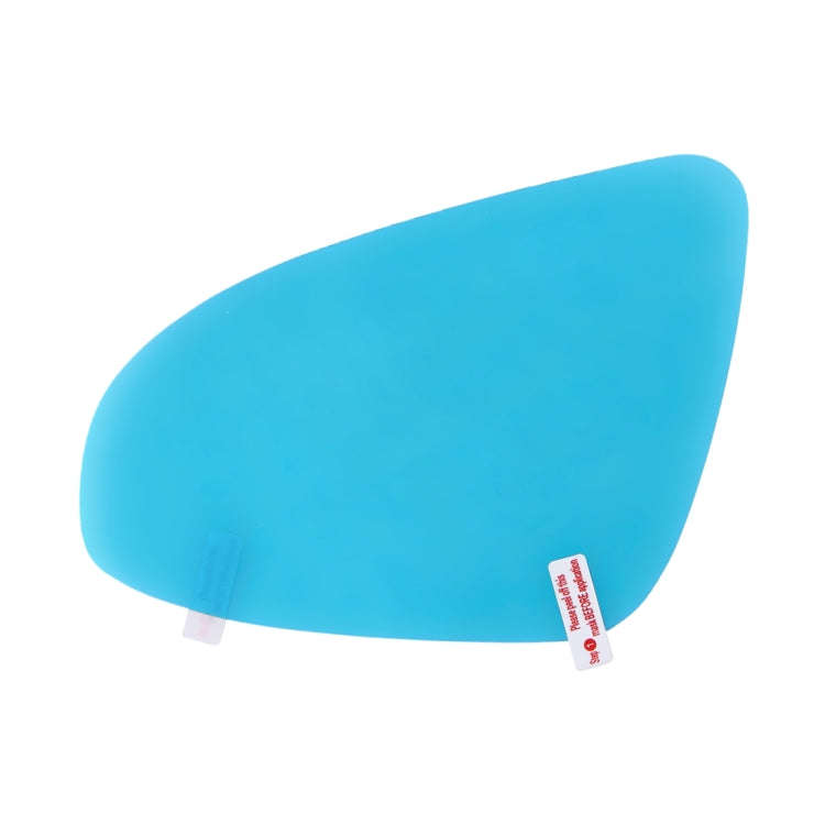 Car Round PET Rearview Mirror Protective Window Clear Anti-fog Waterproof Rain Shield Film for To...