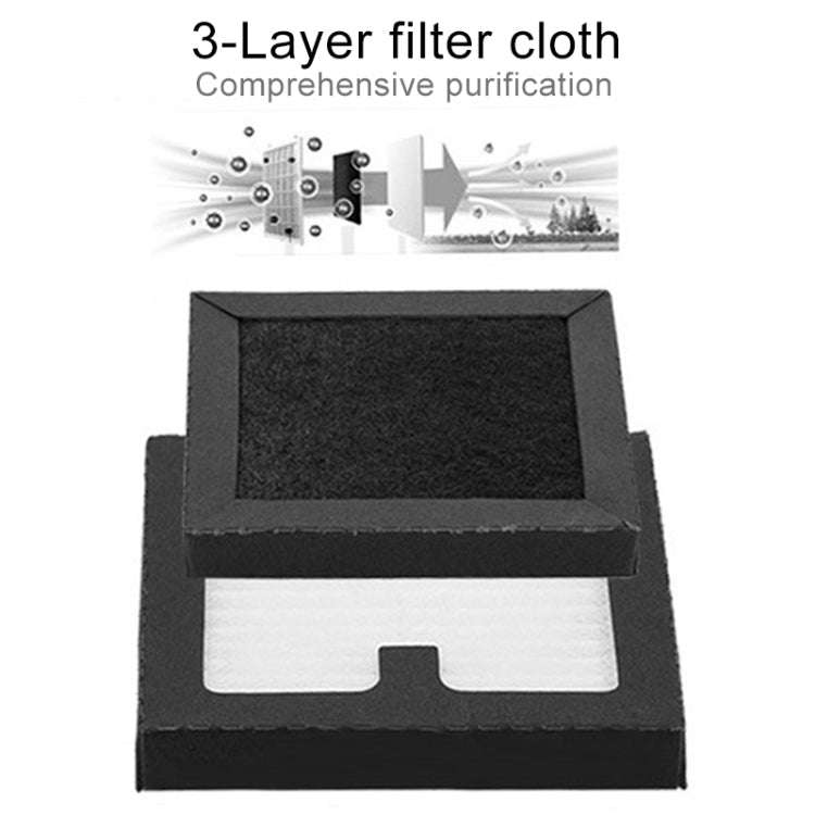 CARZOR Z1 2W USB Car Air Purifier Negative Ions Air Cleaner(Black)