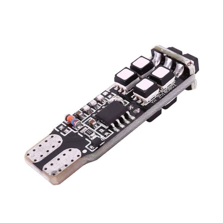 2 PCS W5W 194 T10 Multi Colors 10 SMD 3535 LED Car Clearance Light Marker Light with Remote Contr...
