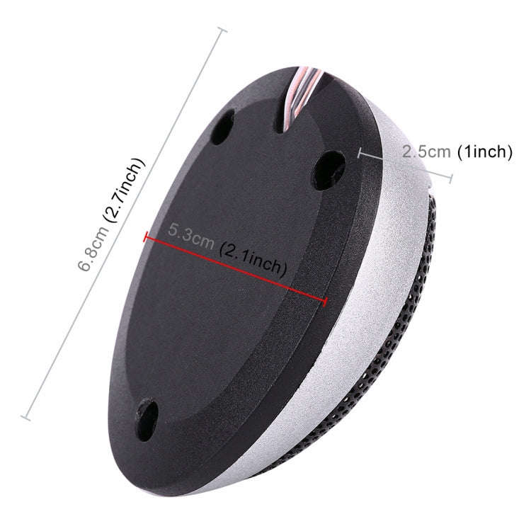 2 PCS CQS-106 1000W 98dB Car Dome Tweeter Audio Loudspeaker Treble Speaker