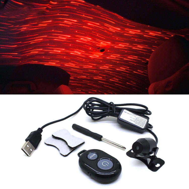 Roof Ceiling Atmosphere Decoration Red Light Star Night Lights Meteor Lamp Projector with Remote ...
