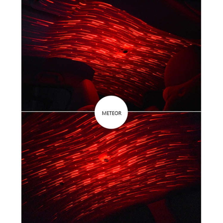 Roof Ceiling Atmosphere Decoration Red Light Star Night Lights Meteor Lamp Projector with Remote ...