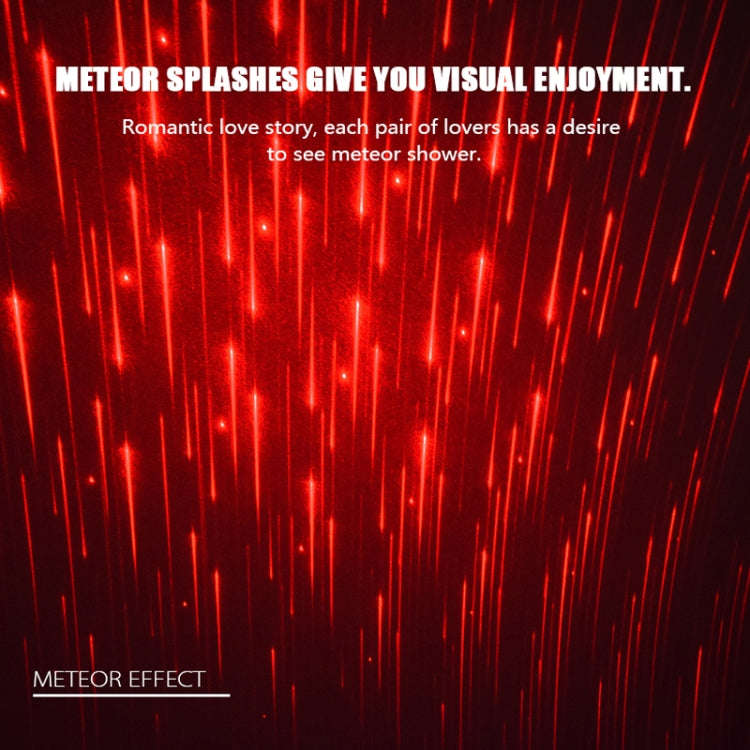 Roof Ceiling Atmosphere Decoration Red Light Star Night Lights Meteor Lamp Projector with Remote ...