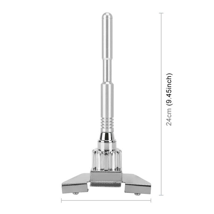 PS-409 Modified Car Antenna Aerial, Size: 24.0cm x 11.5cm(Silver)