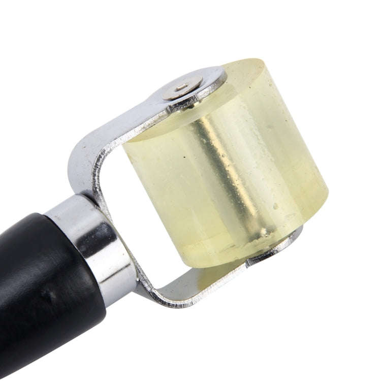 Car Auto Body Surface Window Wrapping Film Yellow Rubber Roller Scraper Sticker Tool Black with B...