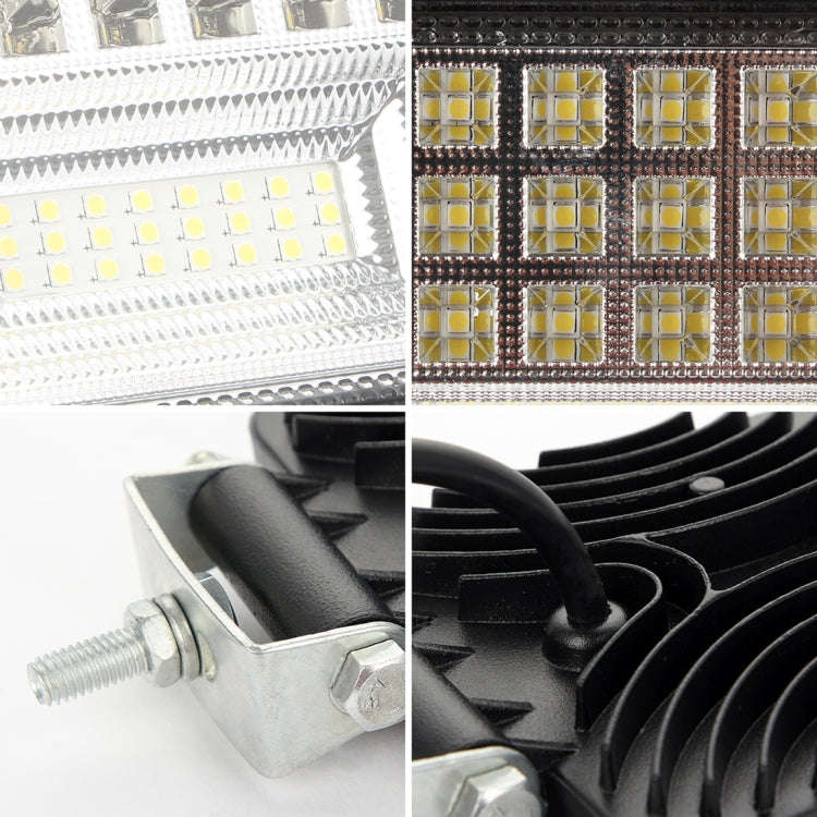 2 PCS 4 inch 20W Spot / Flood Light White Light Square-Shaped Waterproof Car SUV Work Lights Spot...