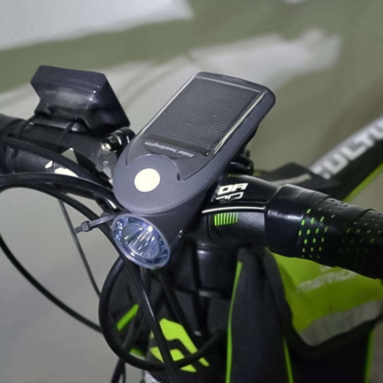 3W 240LM USB Solar Energy Motorcycle / Bicycle Front Light (White)