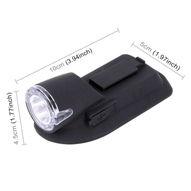 3W 240LM USB Solar Energy Motorcycle / Bicycle Front Light (White)