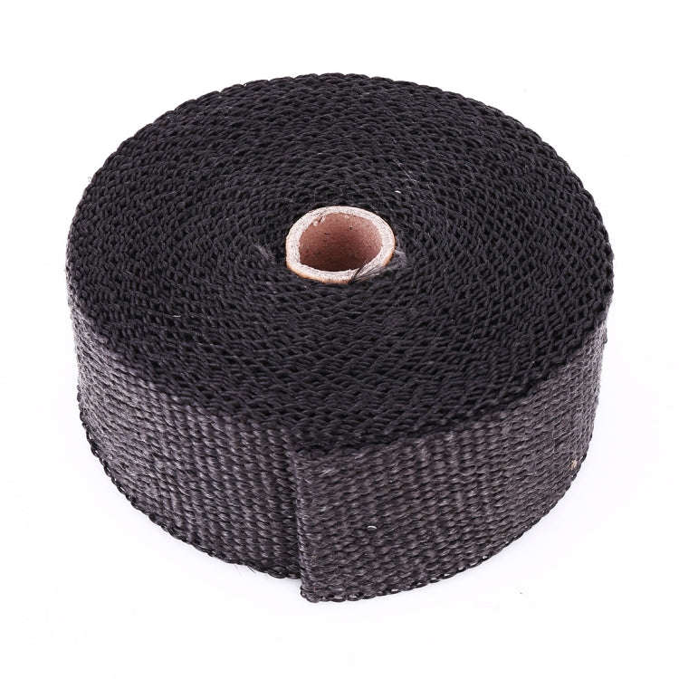 10m Cotton Material Exhaust Wrap Auto Motorcycle Exhaust Heat Shield Wrap Heat Resistant Wrap, Ra...