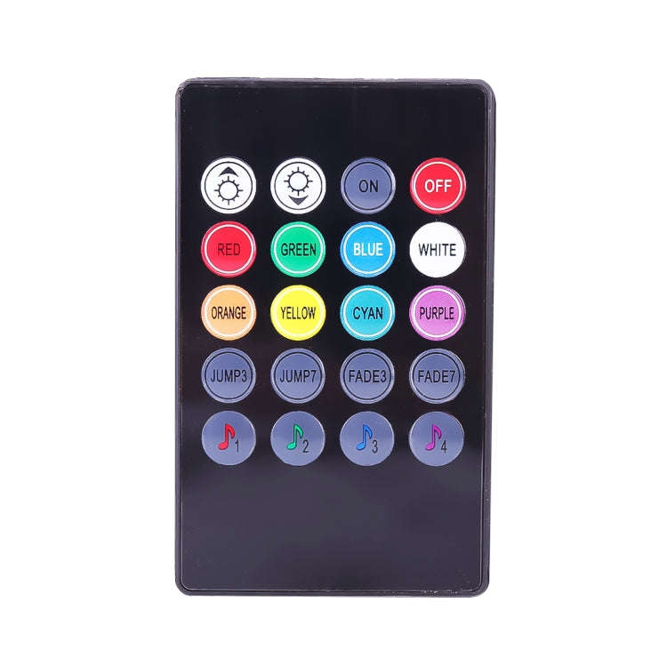 4 in 1 Universal Car Colorful Acoustic LED Atmosphere Lights Colorful Lighting Decorative Lamp, w...