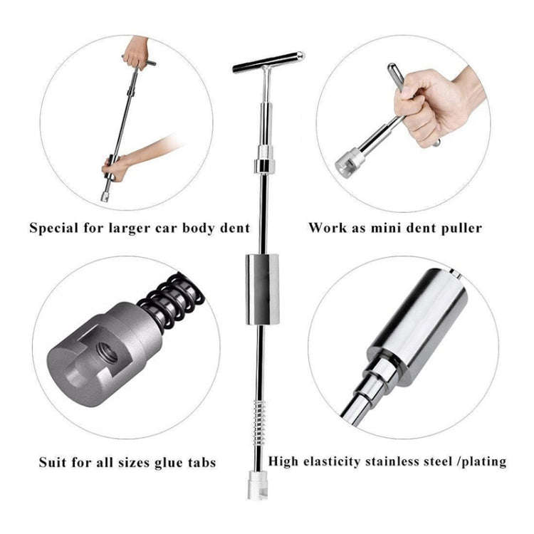 7 in 1 Auto Repair Body Tool Kit PDR Dent Paintless Repair Tools Dent Puller T Bar Slide Hammer R...