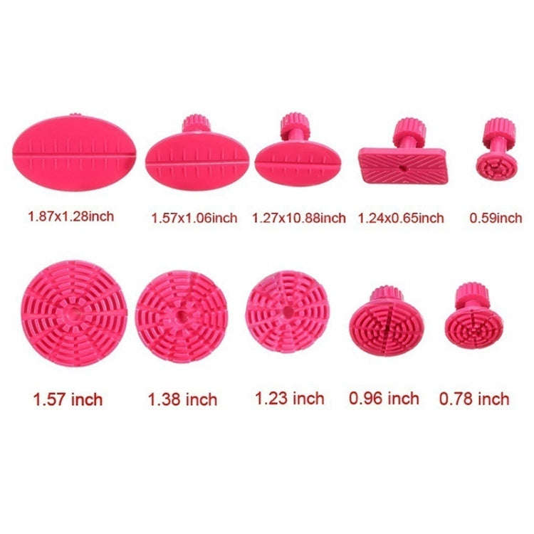 56 in 1 Auto PDR Plastic Ding Glue Tabs Paintless Dent Removal Car Repair Tools Kits Glue Puller ...