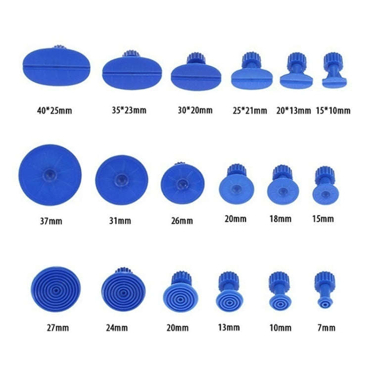 40 in 1 Auto Car Metal PDR Dent Lifter-Glue Puller Tab Hail Removal Paintless Car Dent Repair Too...