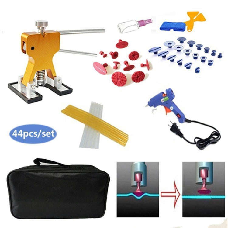 44 in 1 Auto Car Metal PDR Dent Lifter-Glue Puller Tab Hail Removal Paintless Car Dent Repair Too...