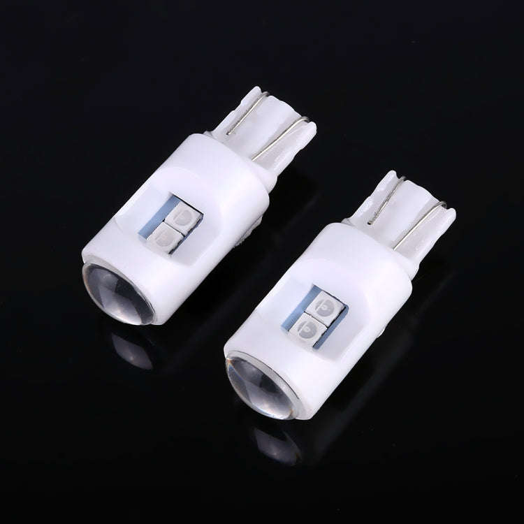 2 PCS T10 / W5W / 194 DC 12V 1.2W 6LEDs SMD-3030 Car Reading Lamp Clearance Light, with Projector...