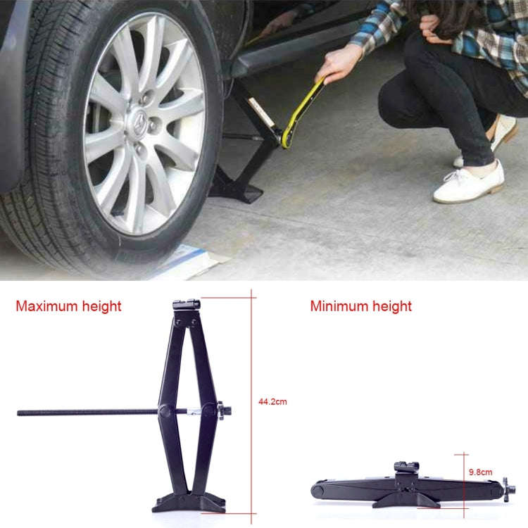 Upright ST-112C Heavy Duty Stabilizer Scissor Jack with Handle Lift Levelers 4000 Pound (2 Ton) C...