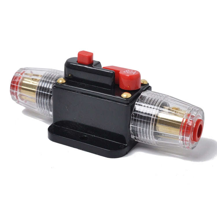 DC 12-24V Car Circuit Breaker Stereo Audio Fuse Holder Insurance 80A Fuse