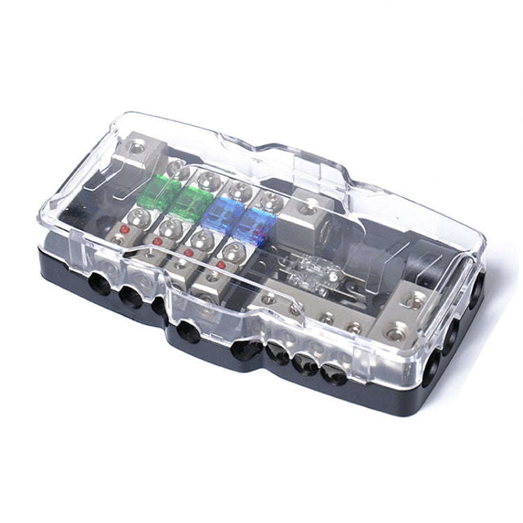 Car Audio Stereo Distribution Block Ground Mini ANL Fuse Block 4 Way Fuse Block 30A 60A 80Amp wit...