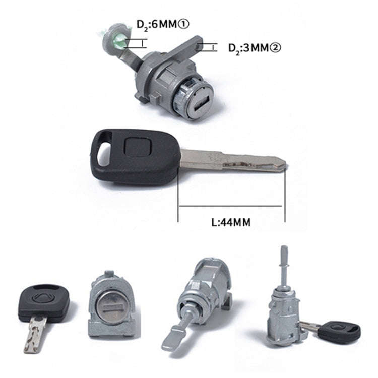 Driver Seat Door Lock Core Left Door Lock Core 72181-SDA-A11 for Honda Accord