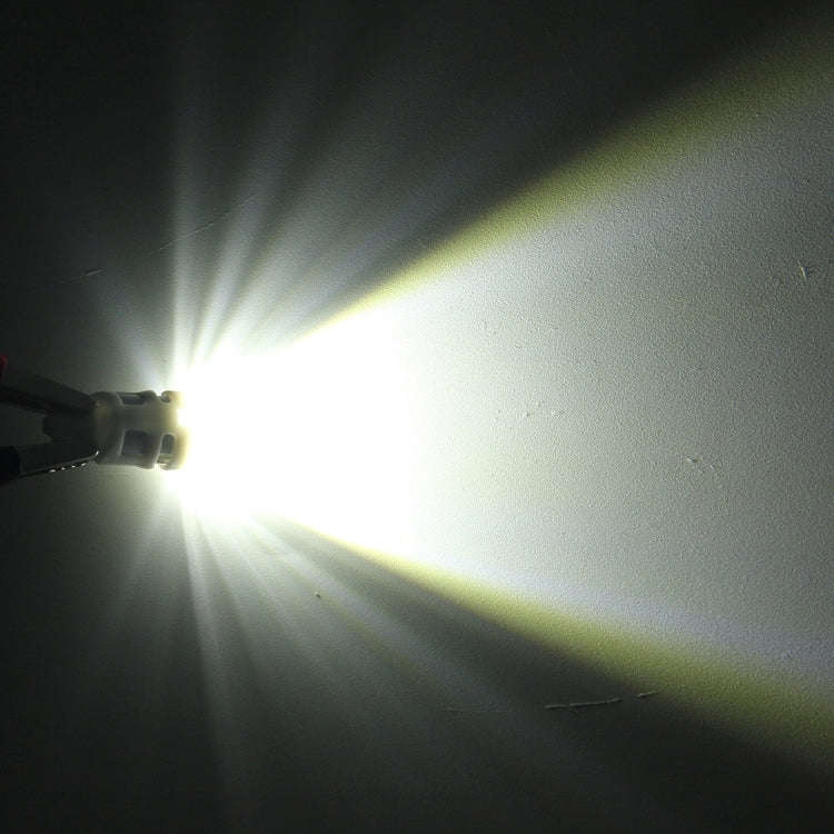10 PCS T10 1W 50LM Car Clearance Light with SMD-3030 Lamp, DC 12V(White Light)