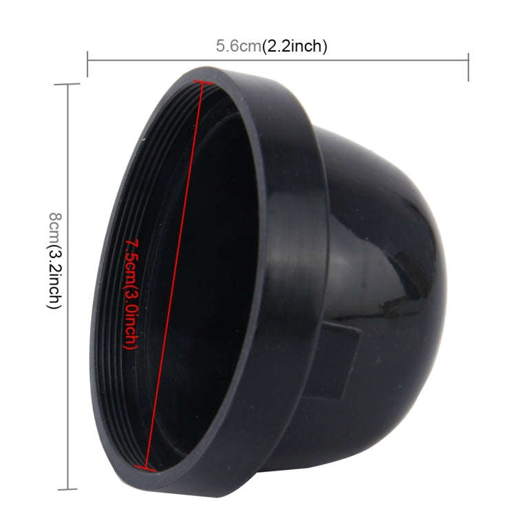2 PCS Universal Car LED Headlight HID Xenon Lamp Silicone Dust Cover Seal Caps for Car Retrofit, ...