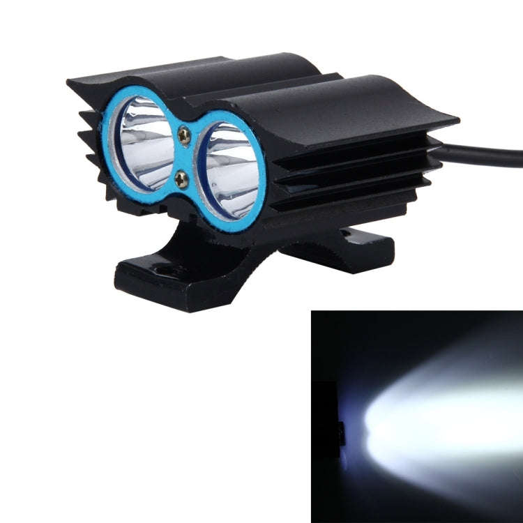 Owl Shape 20W 2000 LM 6000K Motorcycle Headlight Lamp with 2 COB Lamps and LED Projector Lens, DC...