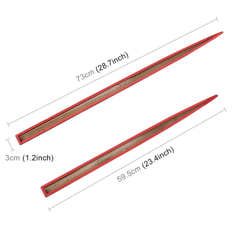 4 PCS Car Auto Door Side Edge Metal Anti-scratch Body Guard Protection Strip Sticker(Black)