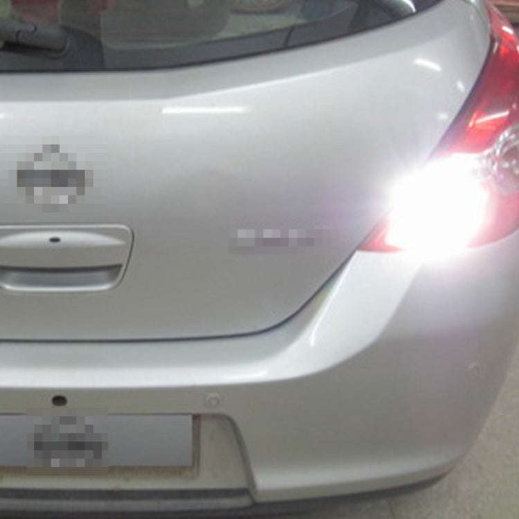 2 PCS T15 10W 650 LM 6000K Car Auto Brake Light Clearance Light Backup Light with 1 Lamps and 32 ...