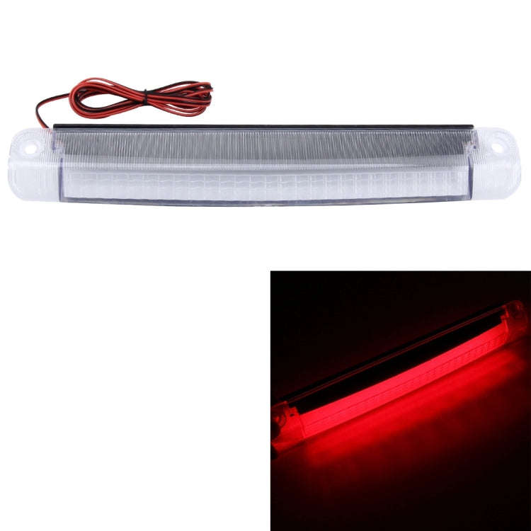 Car Auto Third Brake Light with 18 LED Lamps, DC 12V Cable Length: 80cm(Red Light)