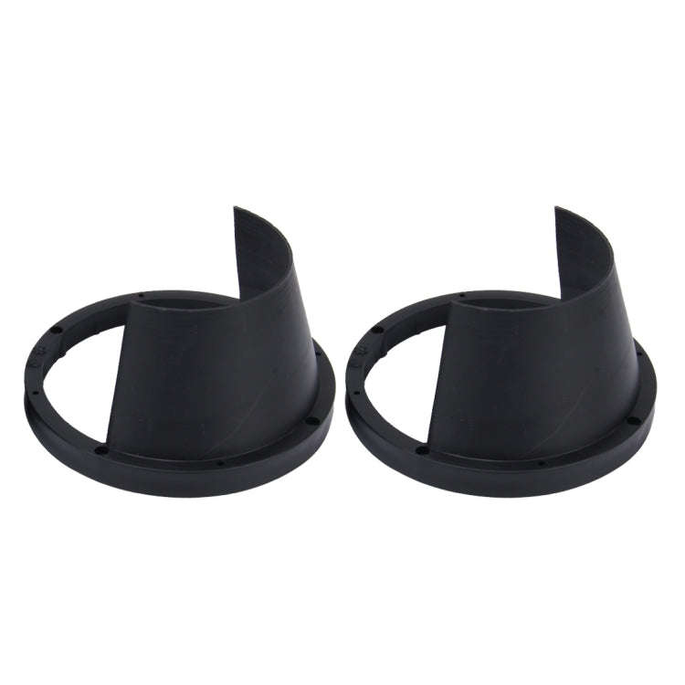 2 PCS 6.5 inch Car Auto Loudspeaker Plastic Waterproof Cover with Protective Cushion Pad, Inner D...