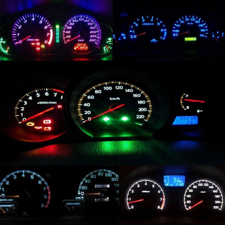 10 PCS 0.5W T3 Instrument Panel LED Light Dashboard Indicator Lamp Bulb (Yellow Light)
