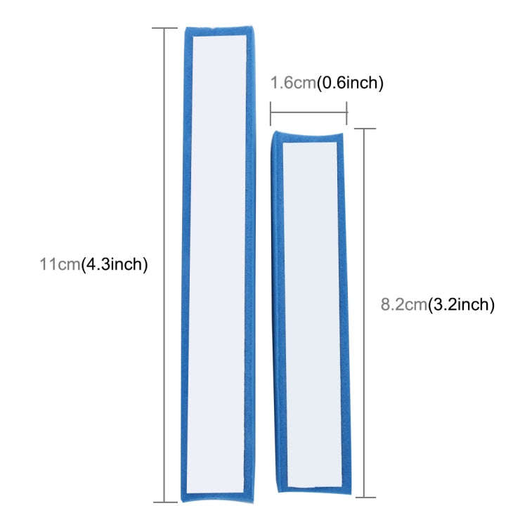 10 PCS Car Auto Foam Door Side Edge Anti-scratch Body Guard Protection Strip Sticker, Pair of 4