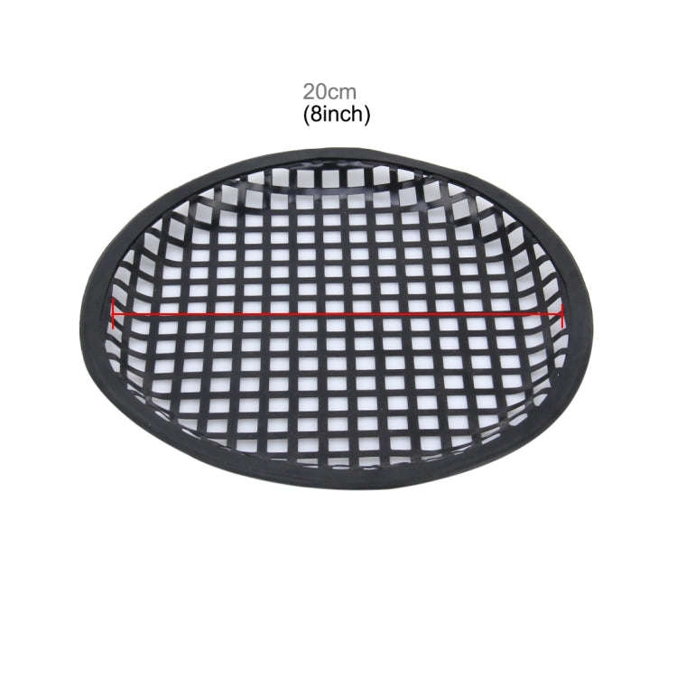 8 inch Car Auto Metal Mesh Black Square Hole Subwoofer Loudspeaker Protective Cover Mask Kit with...