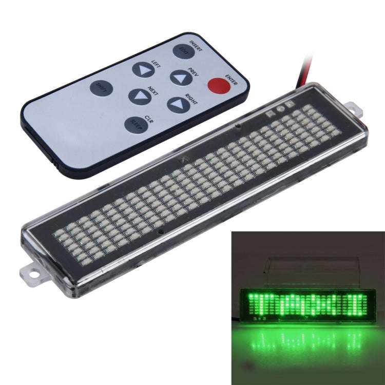 DC 12V Car LED Programmable Showcase Message Sign Scrolling Display Lighting Board with Remote Co...