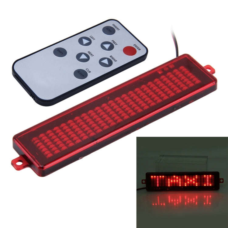 DC 12V Car LED Programmable Showcase Message Sign Scrolling Display Lighting Board with Remote Co...