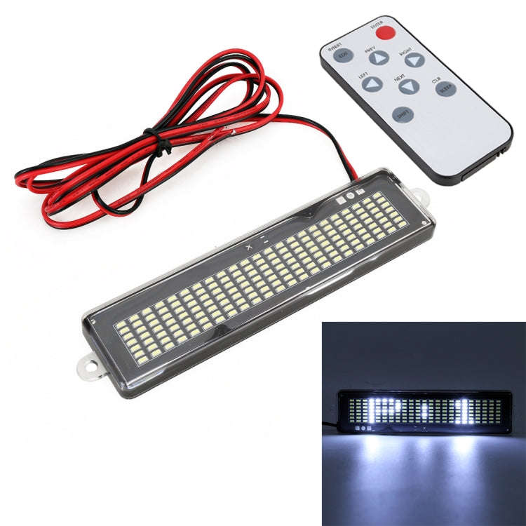 DC 12V Car LED Programmable Showcase Message Sign Scrolling Display Lighting Board with Remote Co...