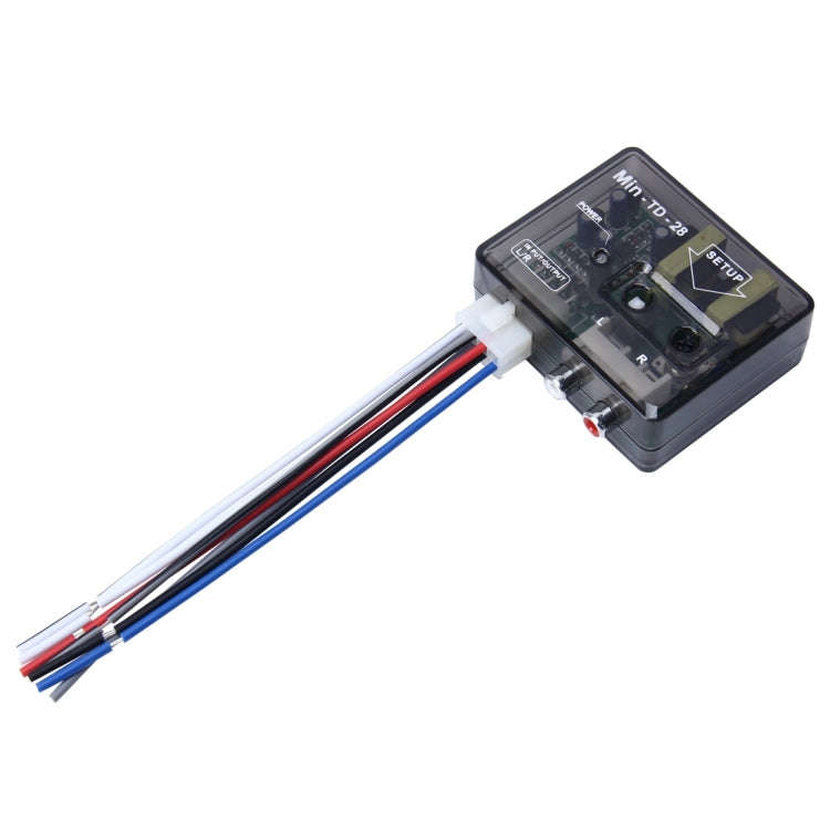 TD-28 Vehicle Car High to Low Impedance Converter Adapter Speaker to RCA Line