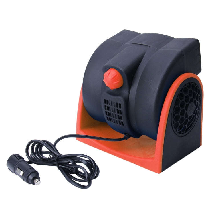 HX-T302 DC 24V 7W Portable Vehicle Cooling Fan Low Noise Silent Cooler Air Conditioner, 2 Speeds ...