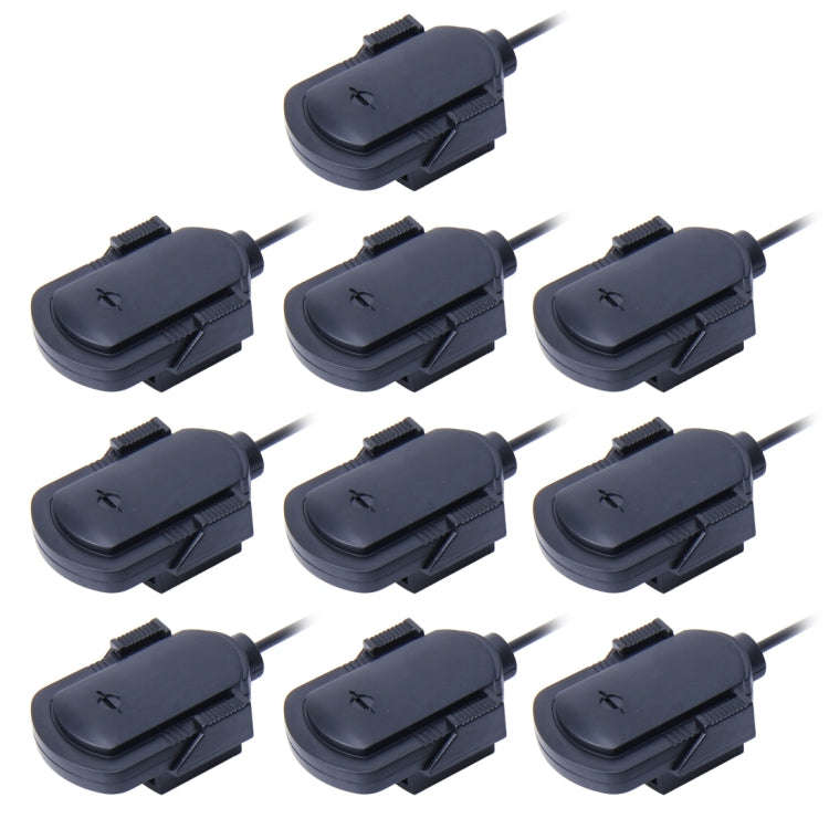10 PCS Car Audio Microphone 3.5mm Jack Plug Mic Stereo Mini Wired External Sticker Microphone Pla...